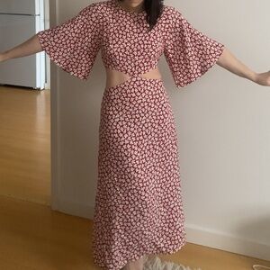 Reformation Benny Dress in Grenadine